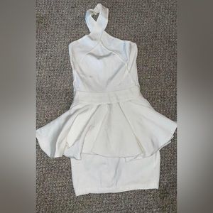 Womens Balmain peplum dress small size 6